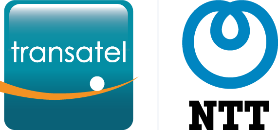 TRANSATEL and NTT logo