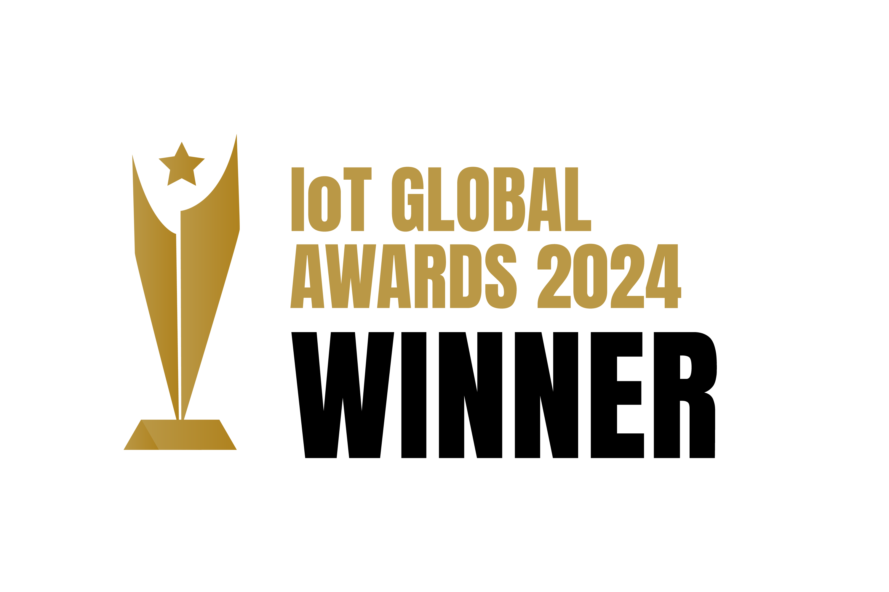 IoT Global Awards winners trophies